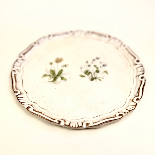 Italian Floral Painted Tray - Native Gardeners