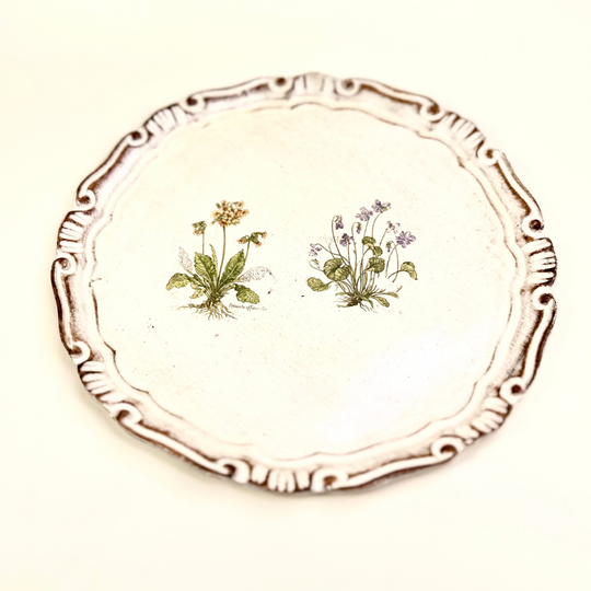 Italian Floral Painted Tray - Native Gardeners