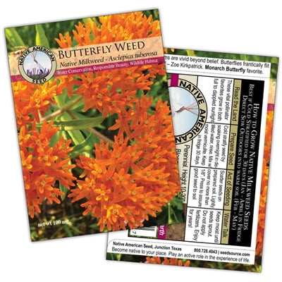 butterfly plant seeds Butterfly Weed Seed – Native Gardeners