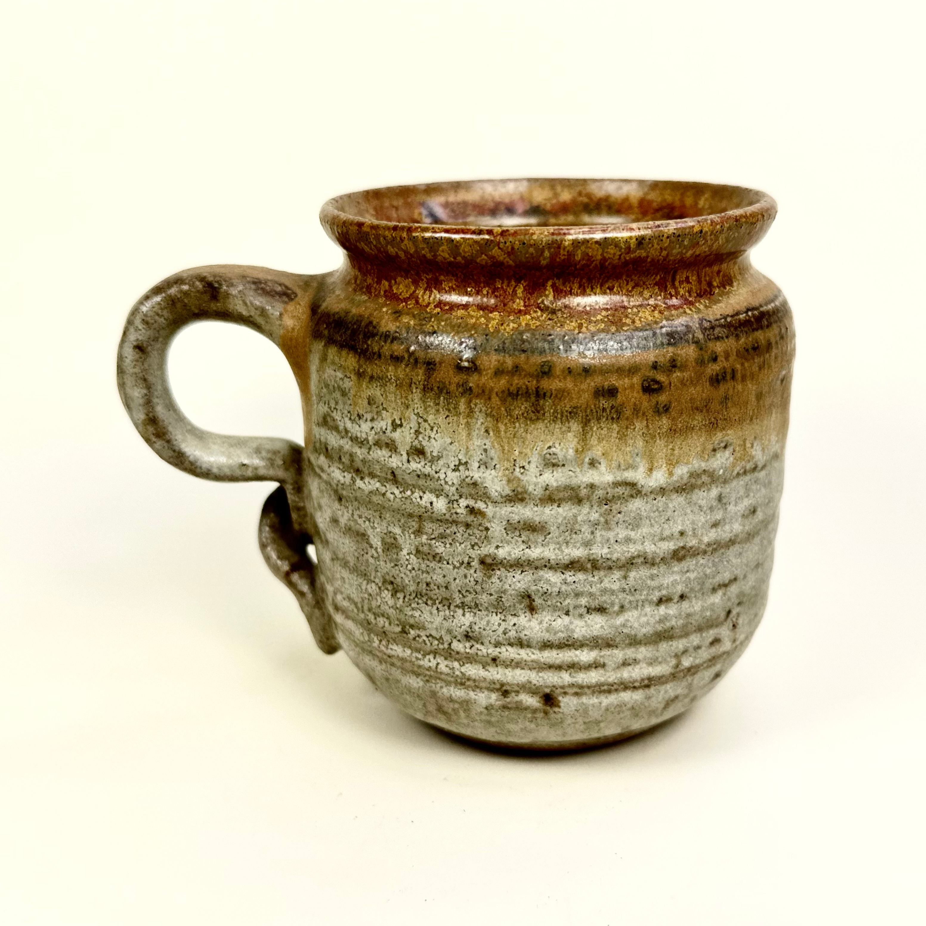 Studio Pottery Mug - Khaki - Native Gardeners