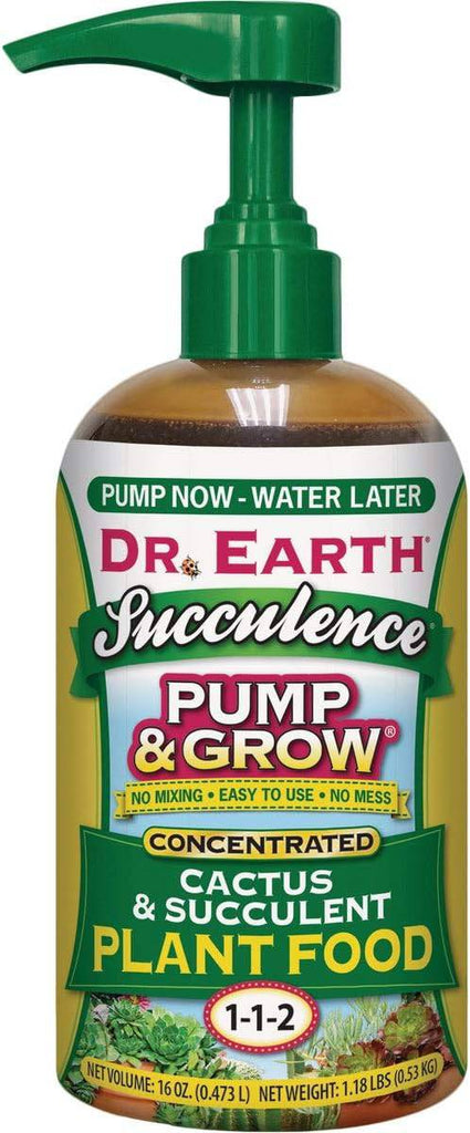 dr earth succulent fertilizer Dr. Earth Pump & Grow Succulence Cactus And Succulent Plant Food 1-1-2