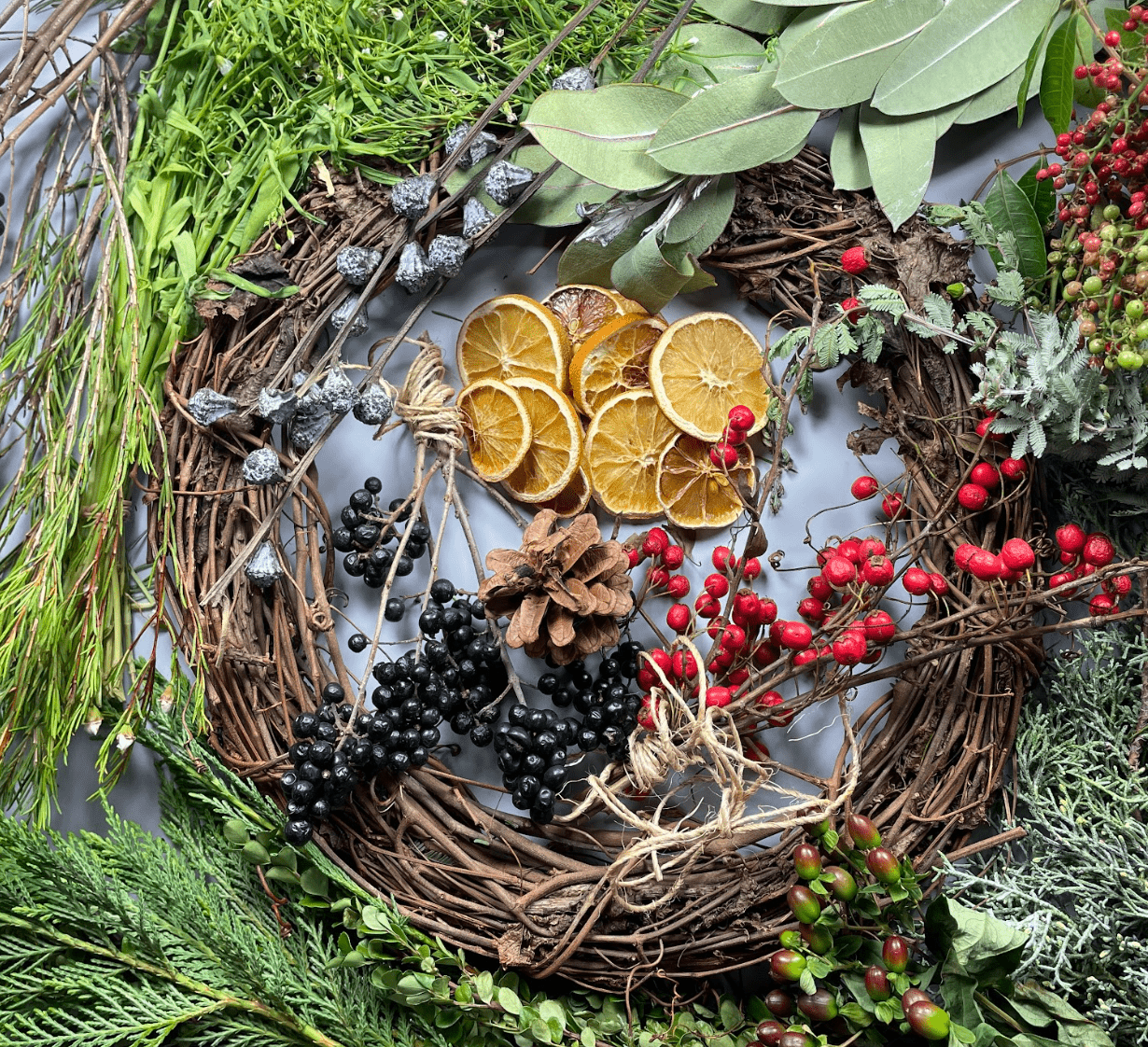 Festive Holiday Wreath Workshop - Native Gardeners