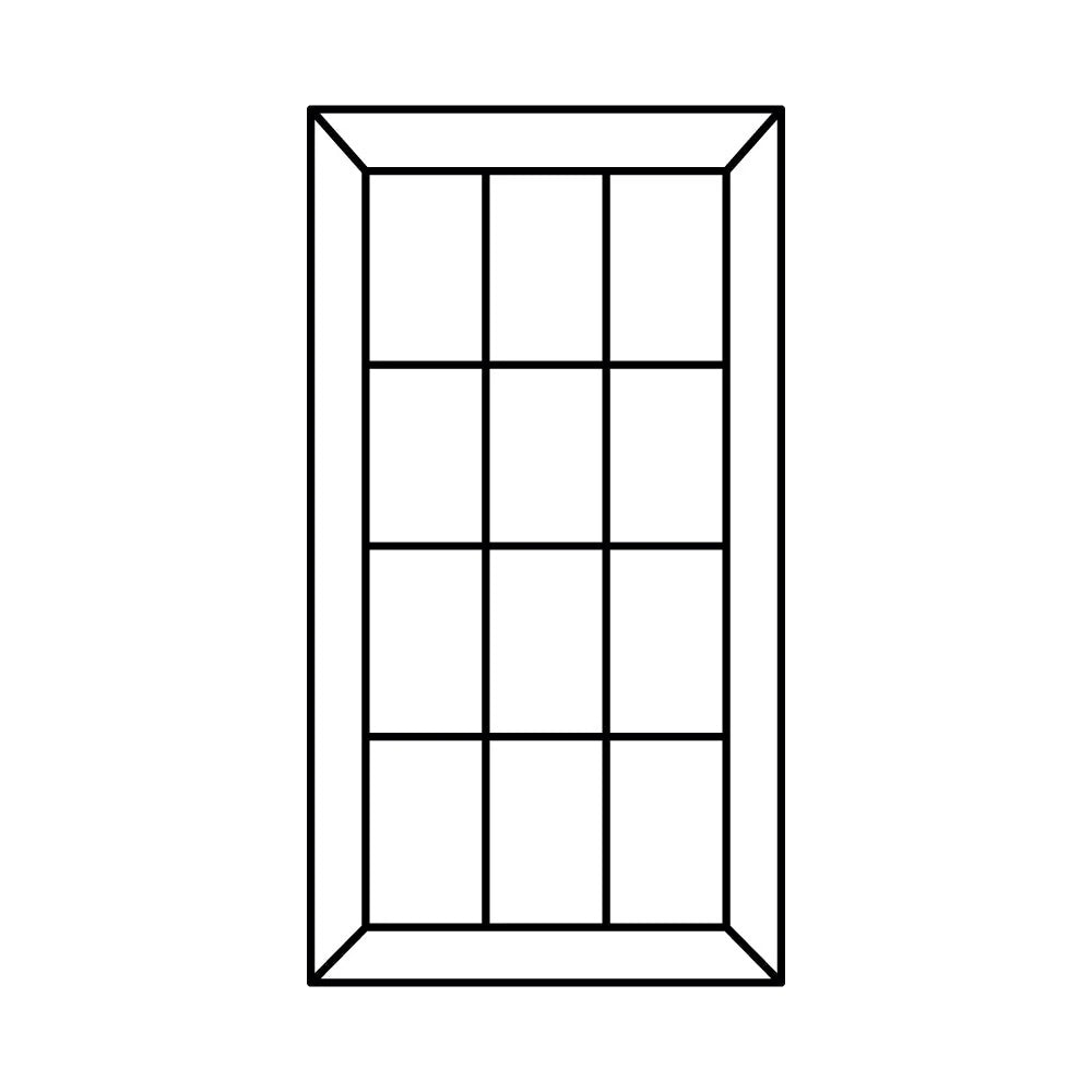 Georgian Window Trellis, 22"x45"