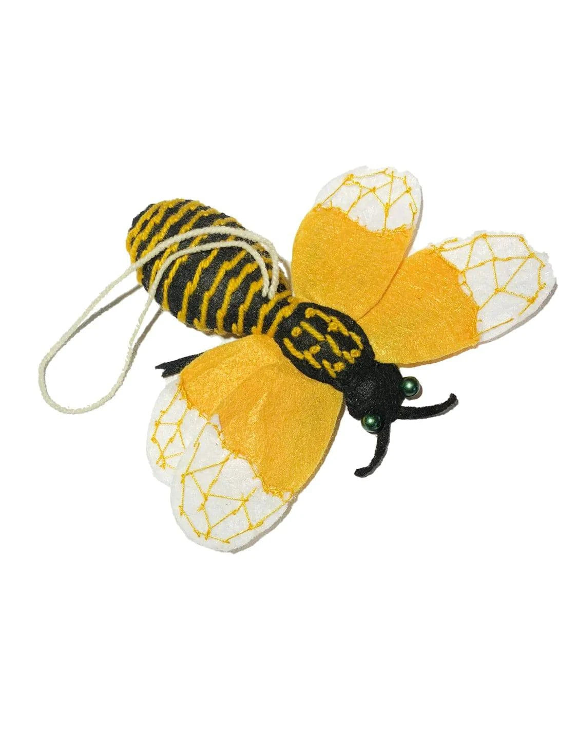 Monarch Butterfly Handmade Felt Ornament - Native Gardeners