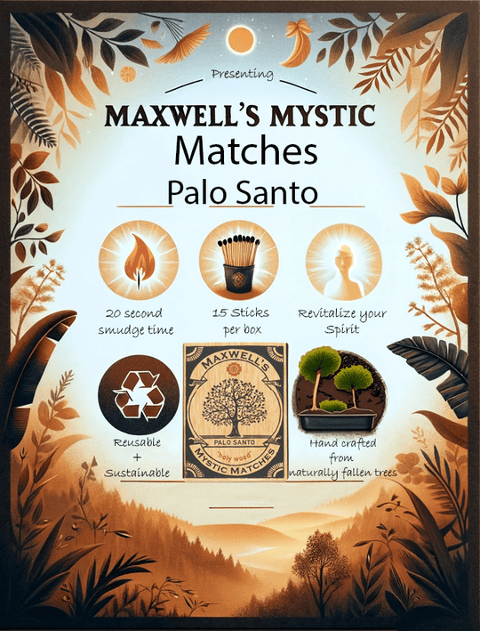 Ethically Harvested Palo Santo Matches - Native Gardeners