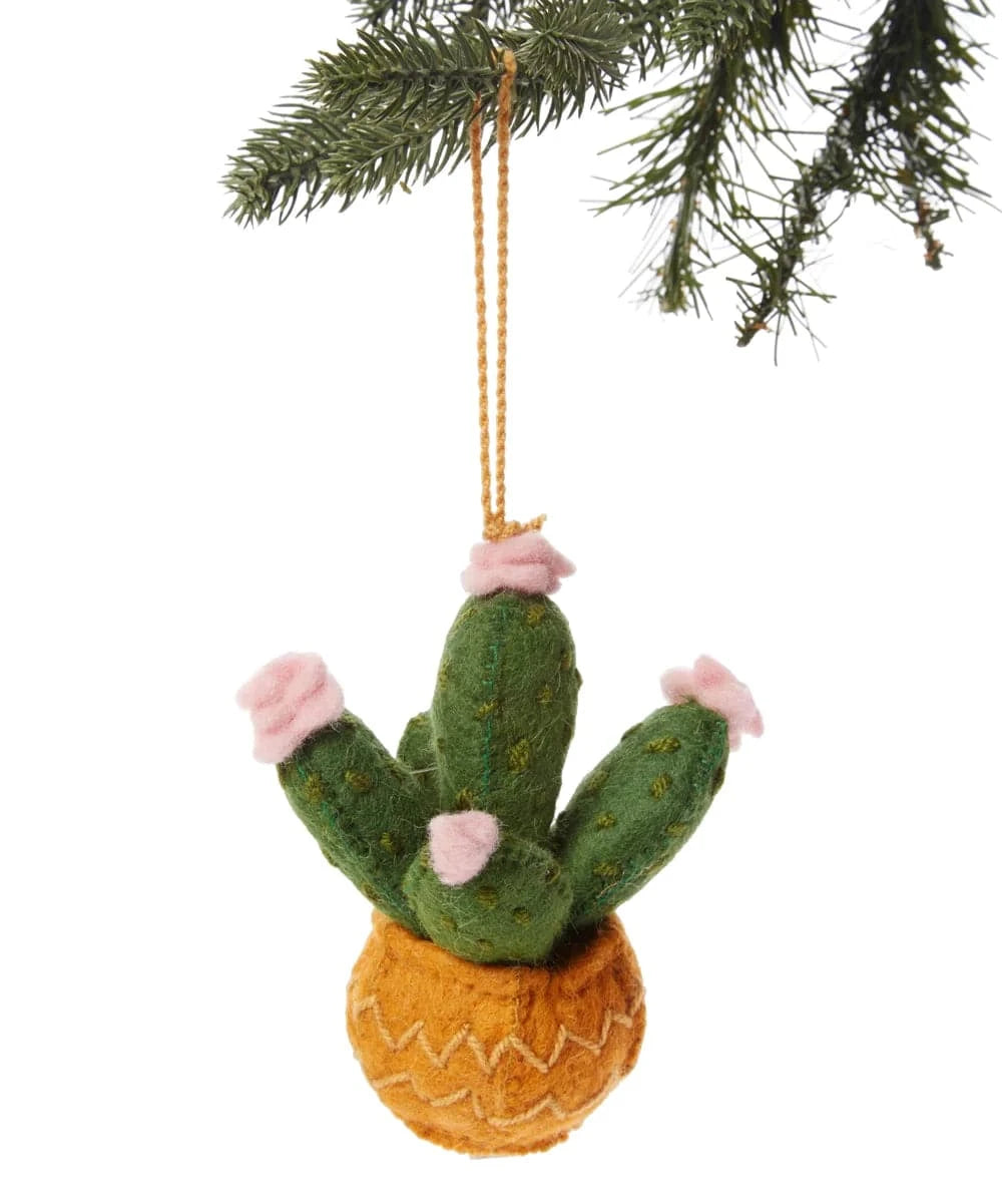 Armadillo Handmade Felt Ornament - Native Gardeners