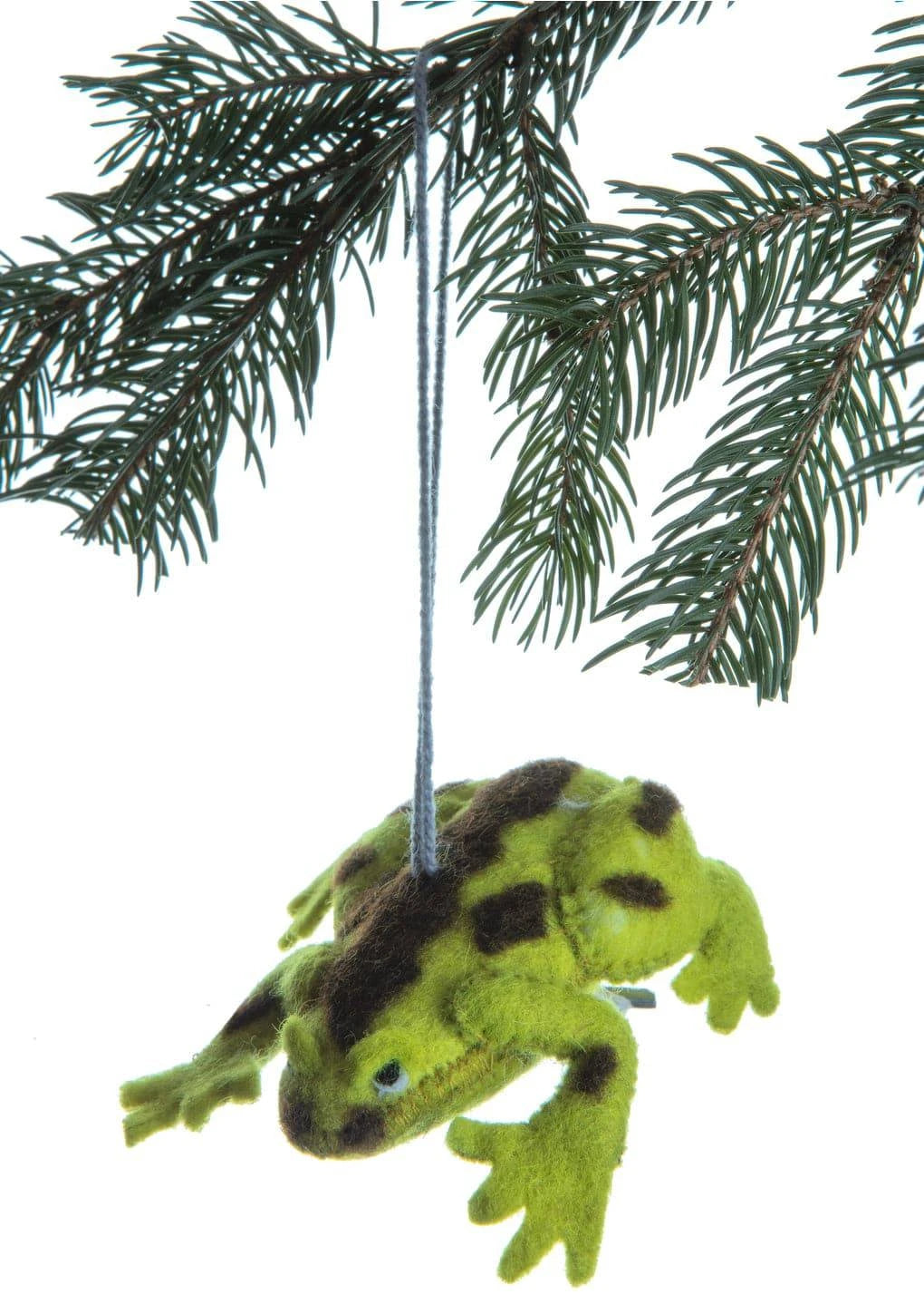 Speckled Frog Handmade Felt Ornament - Native Gardeners